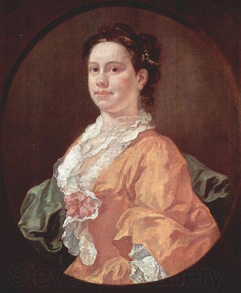 William Hogarth Portrat der Madam Salter France oil painting art